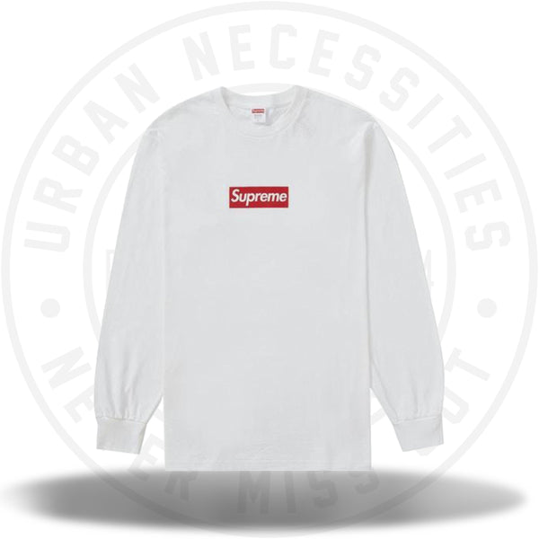 Supreme Box Logo L/S Tee White – SadtuShops