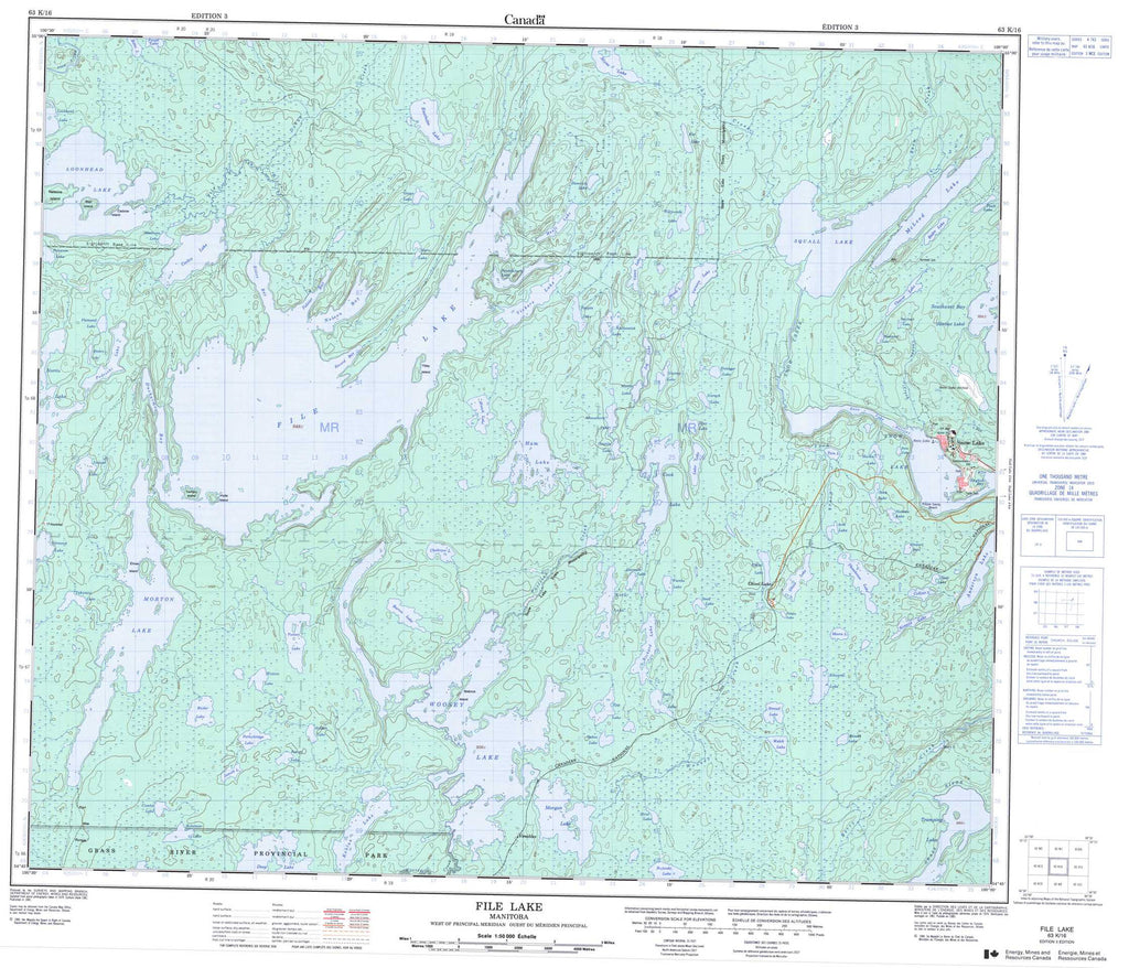 Buy File Lake Topo Map 063k16 Yellowmaps Map Store 2805