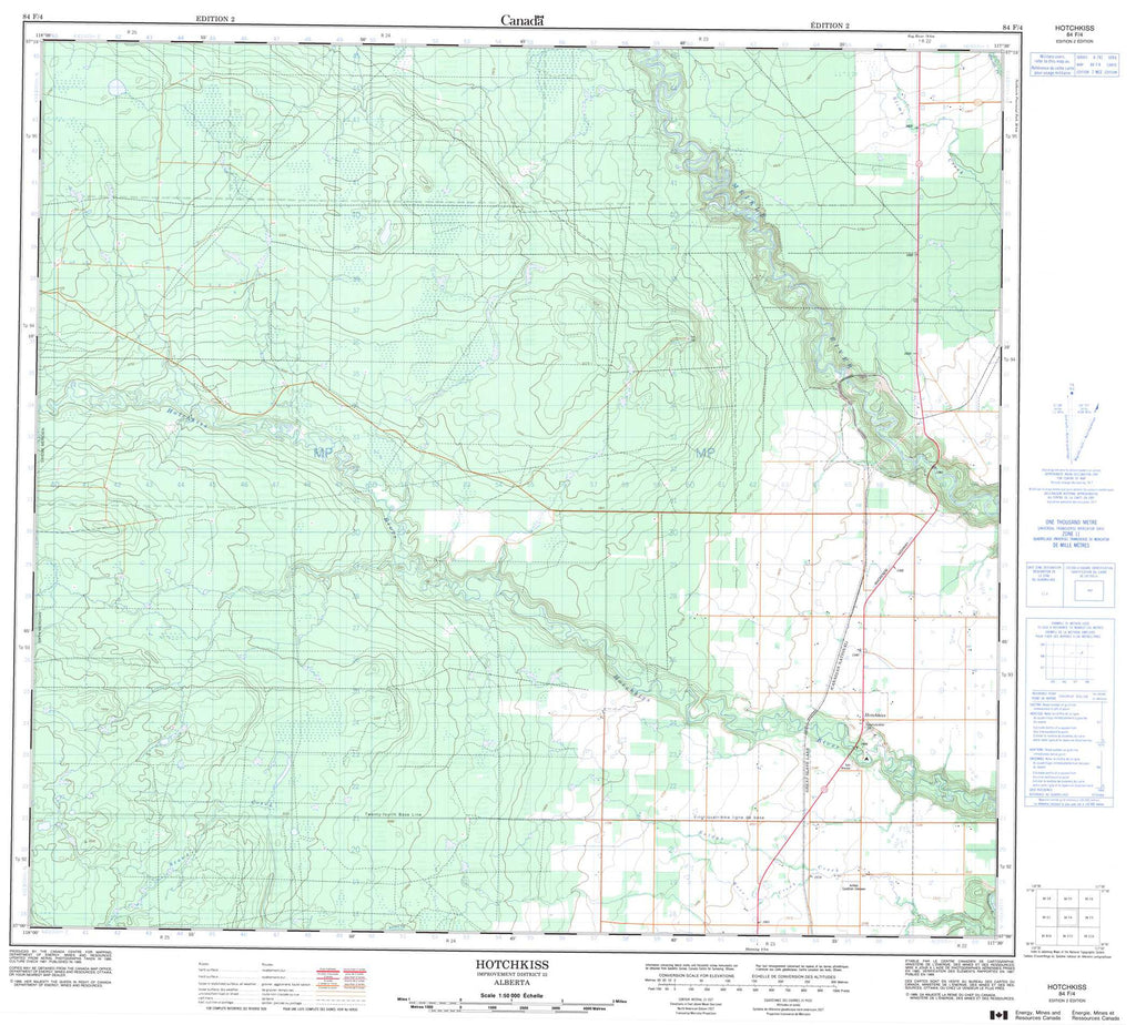 Buy Hotchkiss Topo Map 084f04 Yellowmaps Map Store 4581