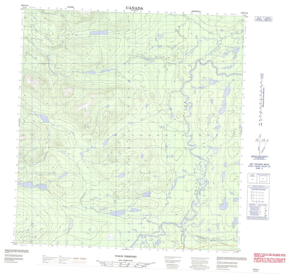 Buy No Title Topo Map 105g14 Yellowmaps Map Store 5192