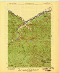 St Francis Maine Historical topographic map, 1:62500 scale, 15 X 15 Minute, Year 1933