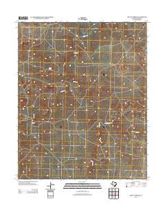 Signal Spring Texas Historical topographic map, 1:24000 scale, 7.5 X 7.5 Minute, Year 2012