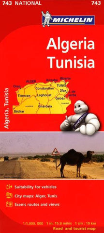 Buy map Algeria and Tunisia (743) by Michelin Maps and Guides
