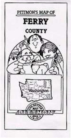 Buy map Ferry County, Washington by Pittmon Map Company