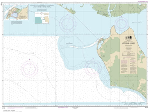 Buy map Kotzebue Harbor and Approaches (16161-1) by NOAA