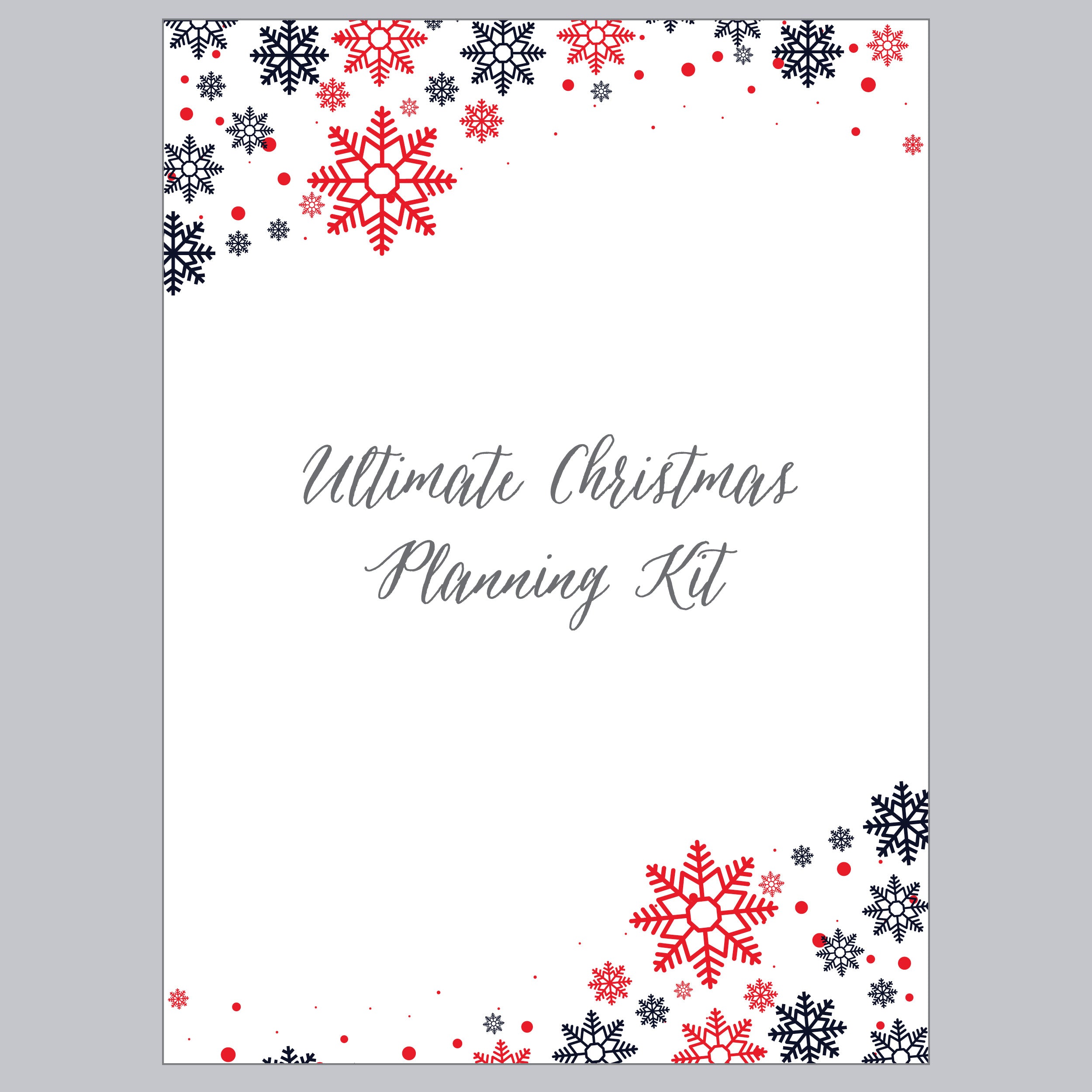 2019 Ultimate Christmas Planning Kit