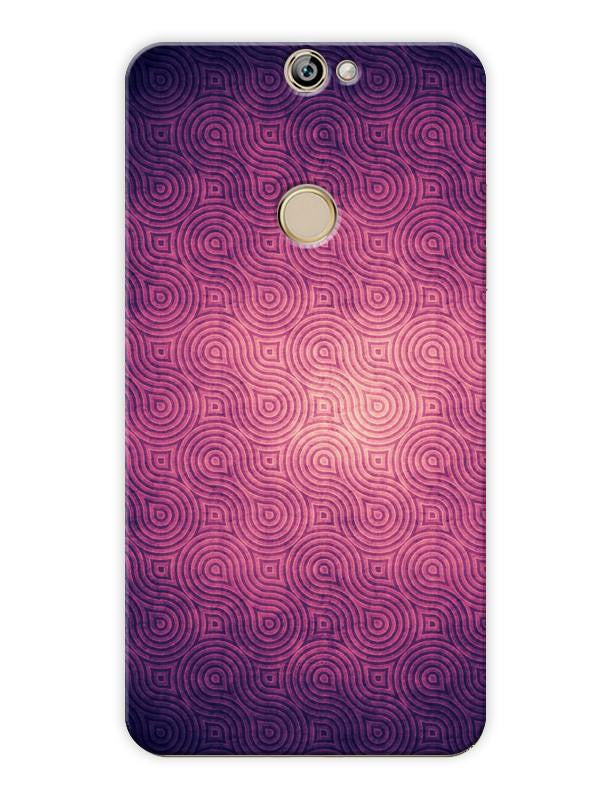 Red & Orange Swirl Infinity Pattern Minimal Designer 3D Matte Finish Mobile Back cover for Coolpad Max - Chaapkhana
