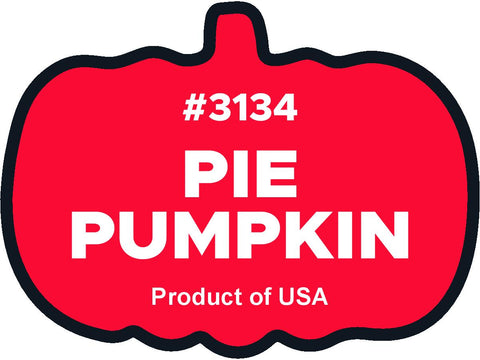 Pie Pumpkin 3134 plu label