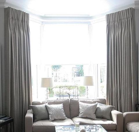 traverse curtain rod for bay window