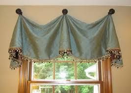 Fabric Valance with Medallions