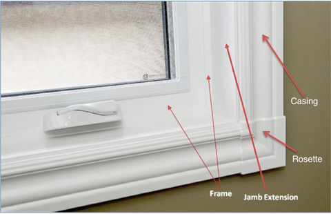 Window Frame and Casing illustration