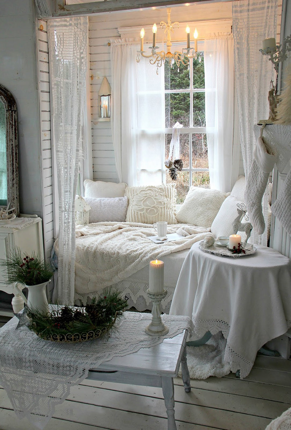 drapery hardware and curtains helps to shut out the cold this winter