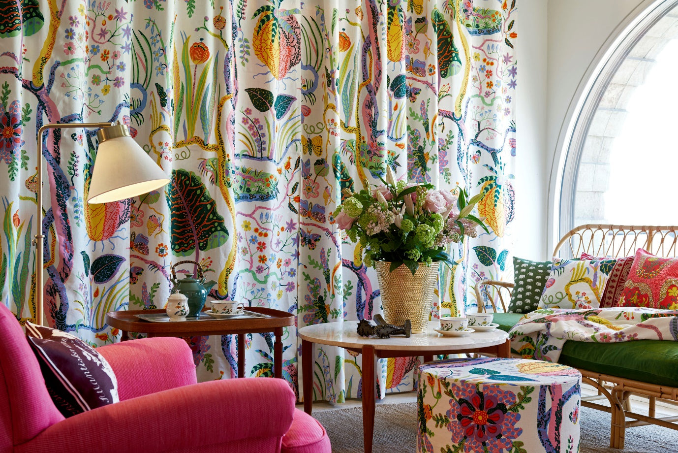 josef frank how to choose drapery hardware