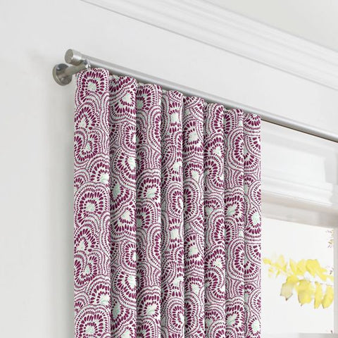 modern traverse curtain rod