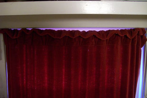 sagging curtain rod