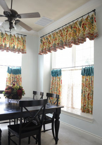 cafe curtains with valance