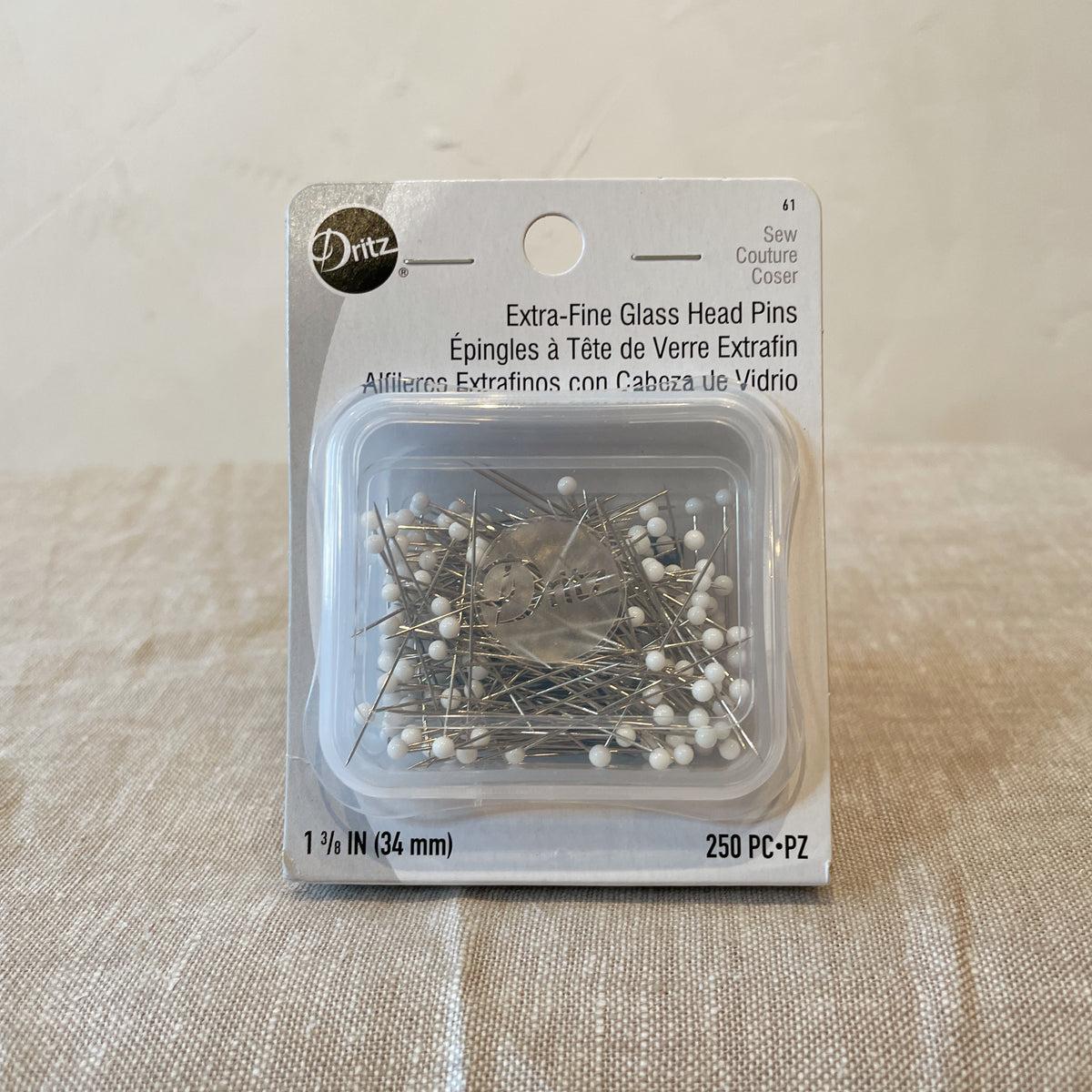 White Glass Head Pins - – EWE fine fiber goods