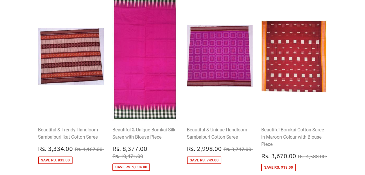 odikala products sarees cotton silk buy now online discount sale