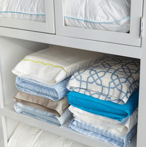 Organize your bed sheets