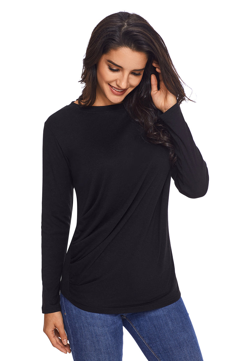 sexy black long sleeve shirt