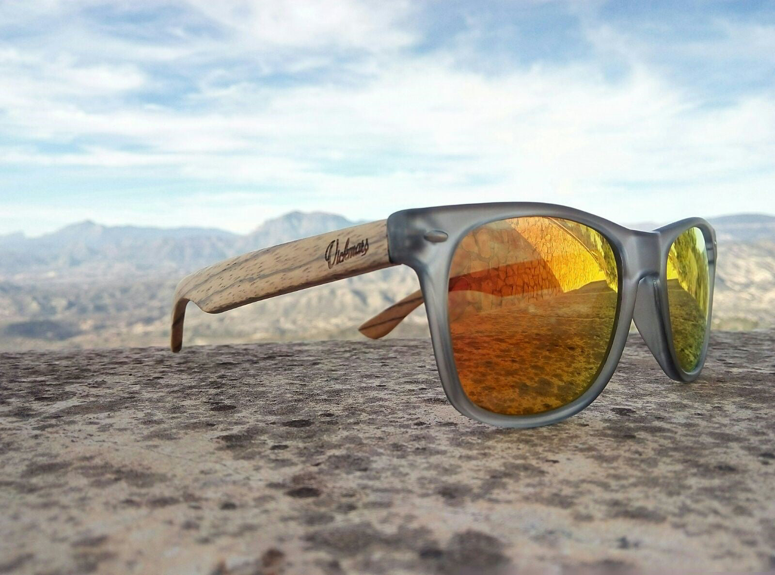 gafas de sol de madera trend de vickmars