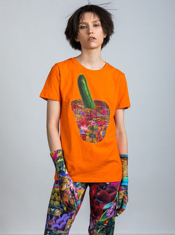 Laima Jurca T-shirt Cucumber Print