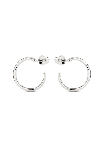 Bad Habit Silver Earrings