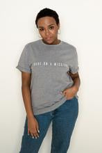 BABE ON A MISSION Grey T-Shirt