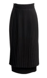 Black Pleat Apron