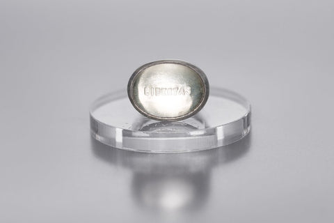 Silver ring with rock crystal "Freedom"