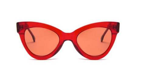 Cat Eye Style Red Supernormal Sunglasses