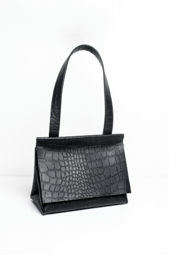 The Lady Bag in Croc-effect Leather