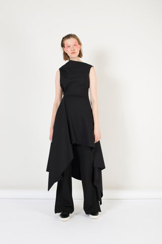 Asymmetric Black Dress