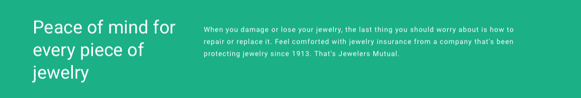 insure your diamond jewelry 
