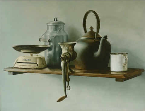 Peter Atkinson fine art still life painting Auckland art gallery