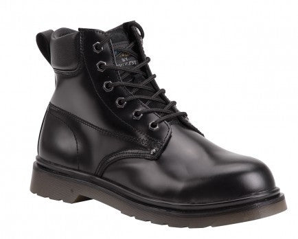 Steelite Black Leather Air Cushion Sole 