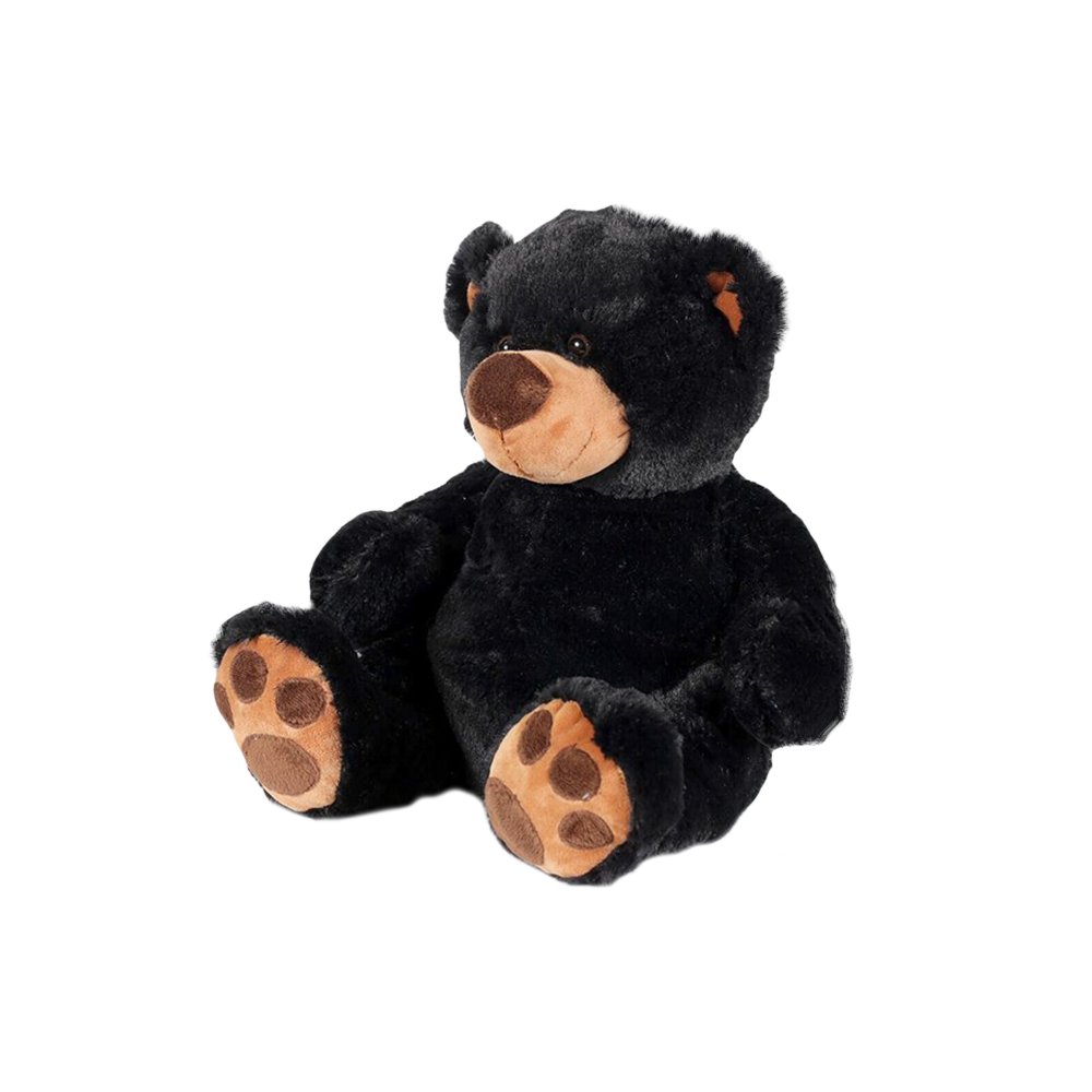 Wishpets 15" Sitting Pawee Black Bear Stuffed Plush Toy – Bold Home