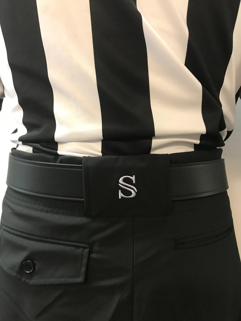 Smitty 4-Way Black Football Pant With White Stripe | All Sports Officials