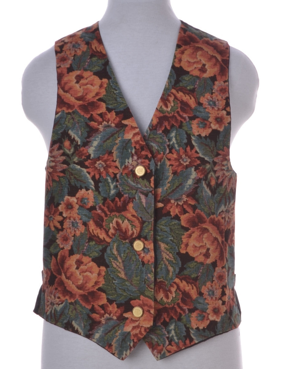 Waistcoat Multi-colour With Back Tie