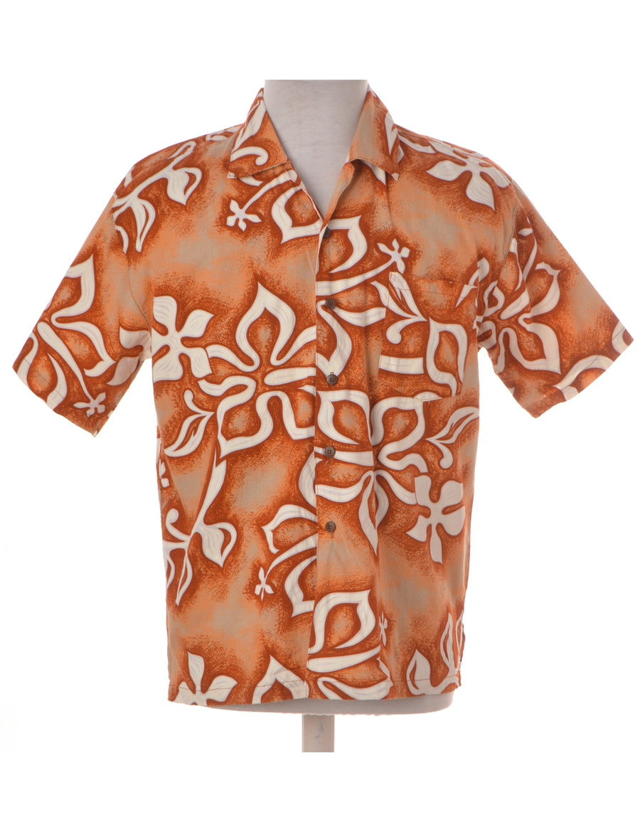 Orange Hawaiian Shirt