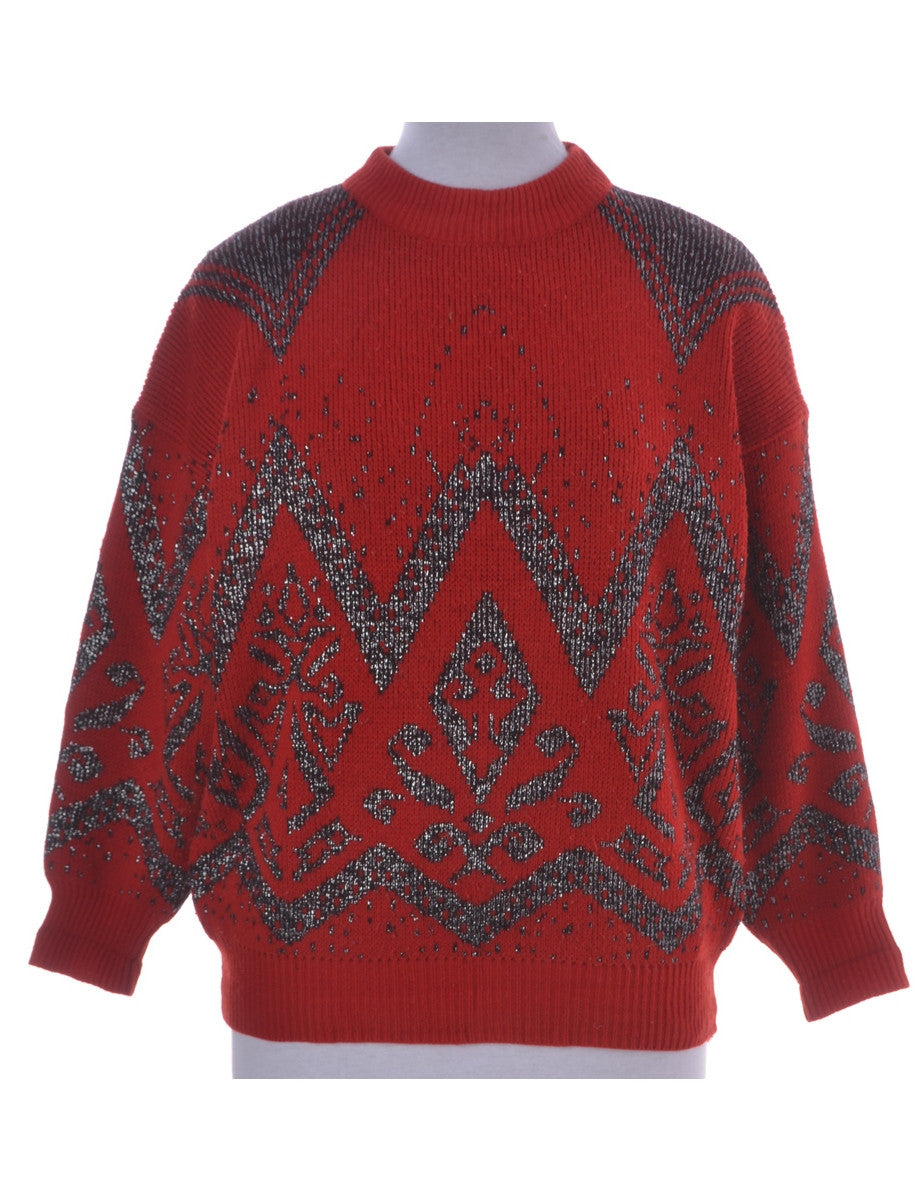 Jumper Red With Removable Shoulder Pads
