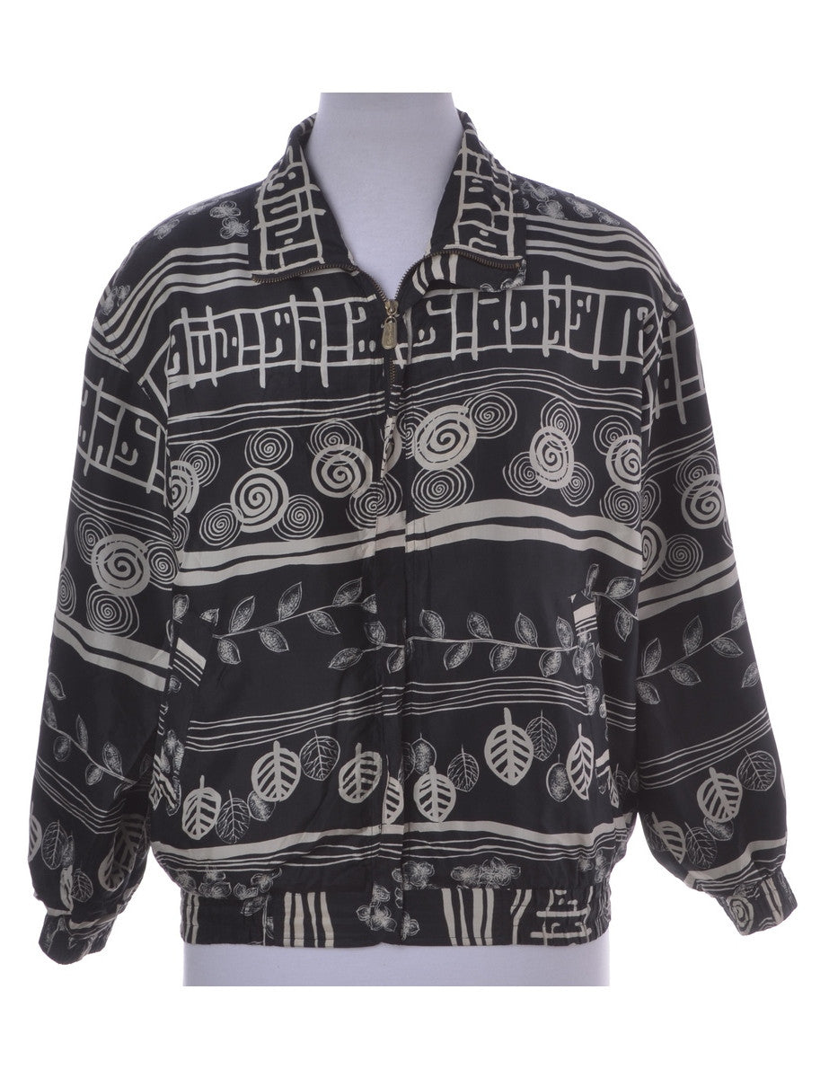 Casual Jacket Black With Full Lining
