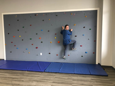 Climbing Wall at Orange Pediatric Therapy
