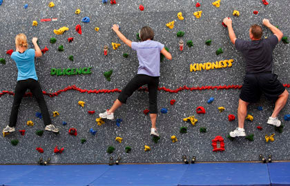 Climbing Wall Training for PE Teachers
