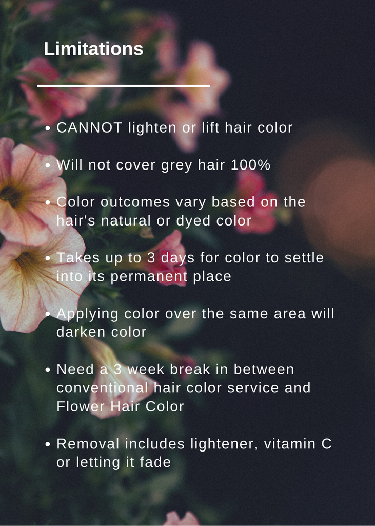 Limits Flower Hair Color 