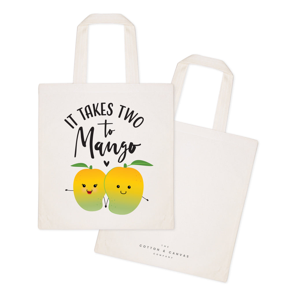 adjective Pidgin Get injured It Takes Two to Mango Cotton Canvas Tote Bag – The Cotton & Canvas Co.