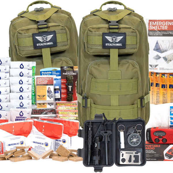 Pre-Packed Emergency Survival Kit/Bug Out Bag For Over 175 Total Pieces Of  Disaster Preparedness Supplies For Hurricanes, Floods, Earth Quakes, Bug  Out Bag Supplies