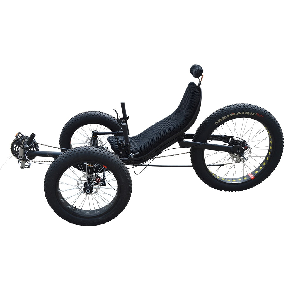 three wheel lay down bicycle