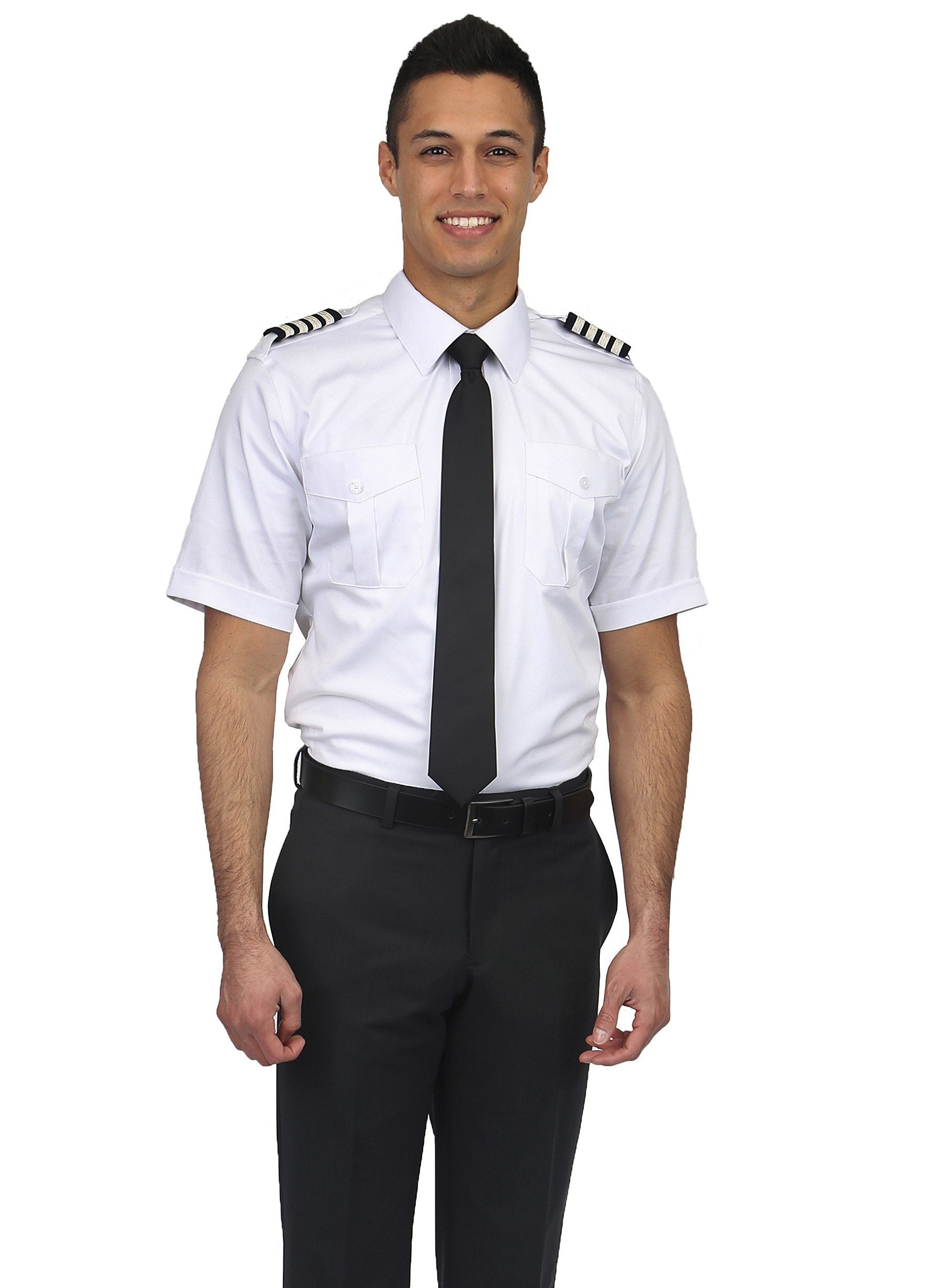 Men's Short Sleeve Pilot Uniform Shirt - Relaxed Brooks