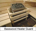 Superior Sauna Basswood Heater Guard